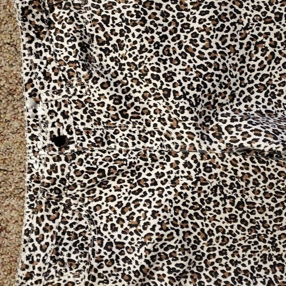 Seven7 High Rise Skinny Animal Print Denim Jeans Sz 12 - Picture 2 of 7